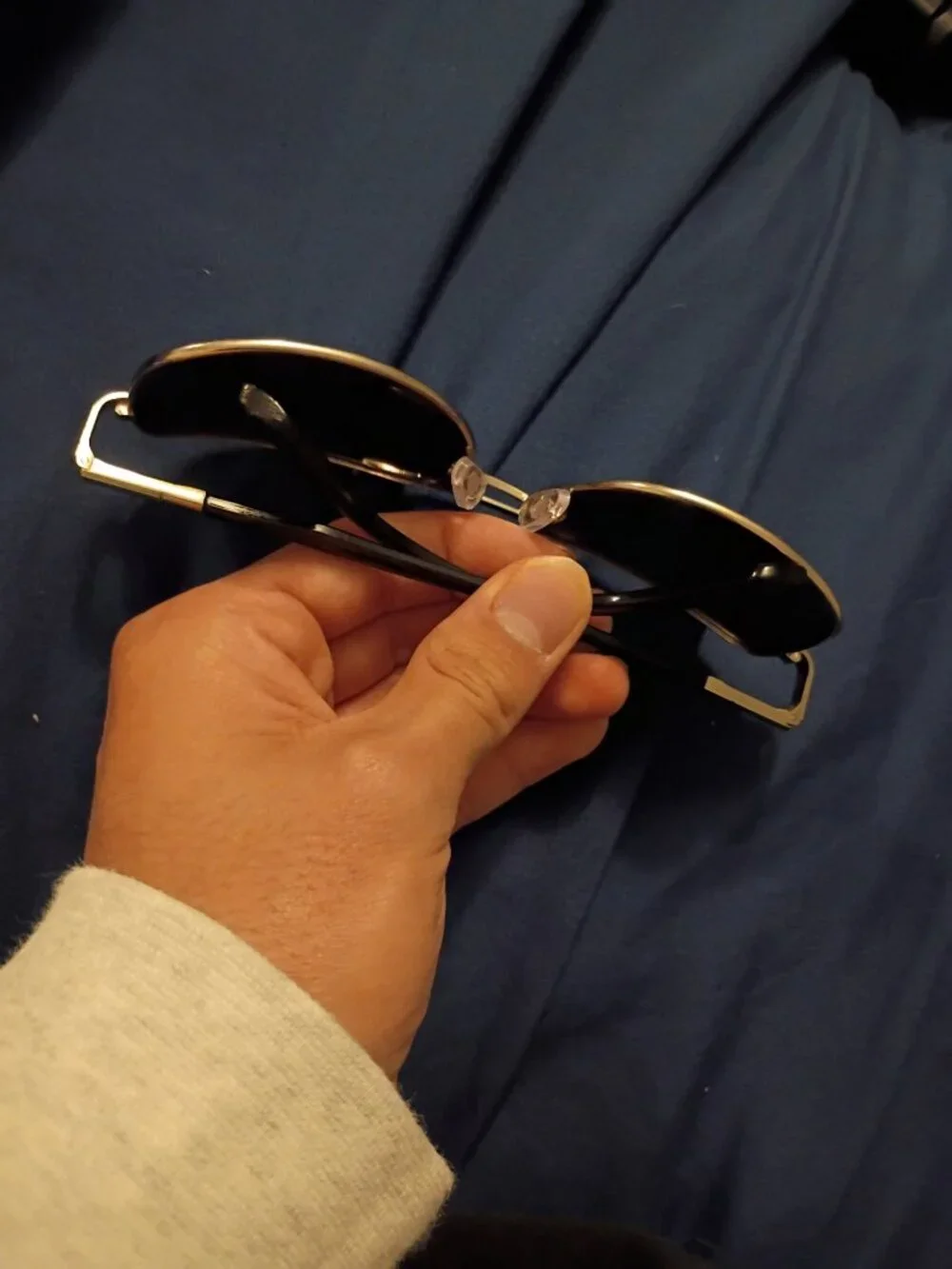 Golden Sunglasses Shades Mens